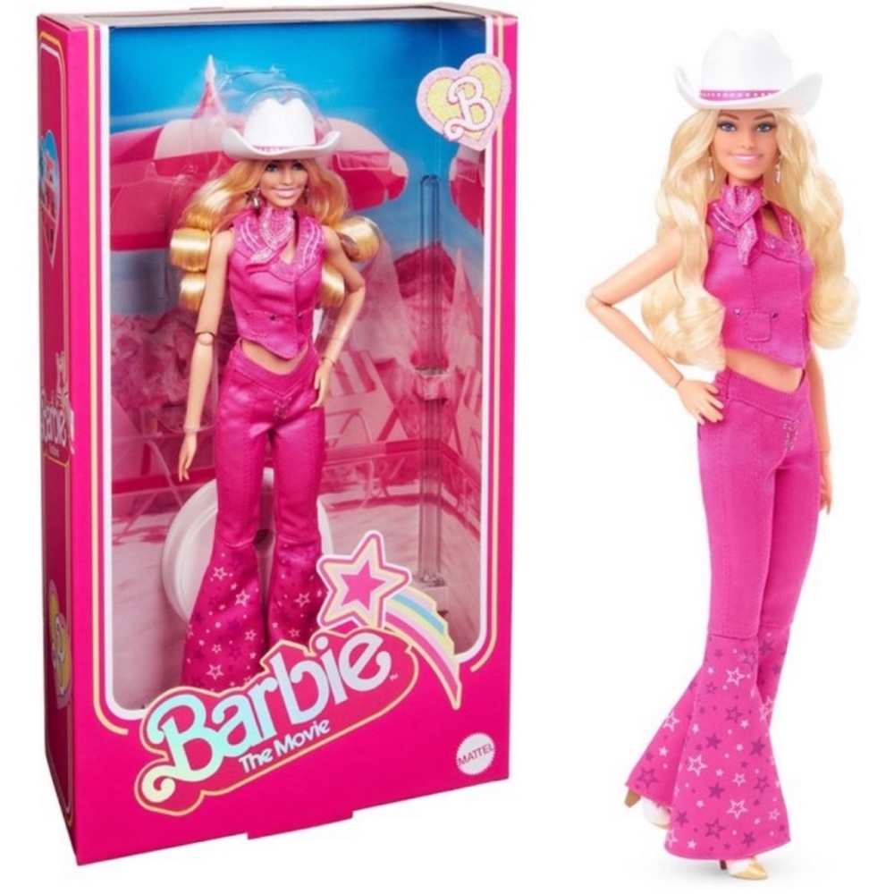 COPY - LAST ONE!! New in hand Barbie the movie Pink western collector doll
(NWT